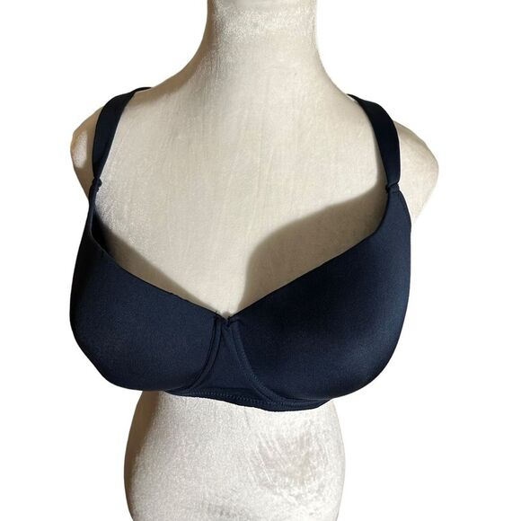 Delta Burke Navy Blue Padded Bra Size 42D - Picture 10 of 11